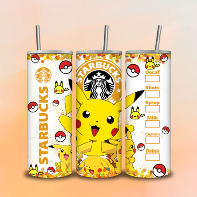 Tumbler Starbuck Pikatchu 