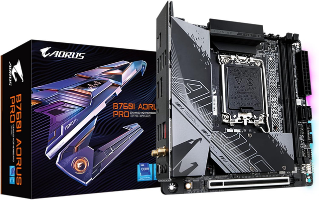 02.2.0073 – Scheda Madre Gigabyte B760I AORUS Pro – Mini‑ITX gaming enthusiast per Intel 12ª/13ª/14ª Gen