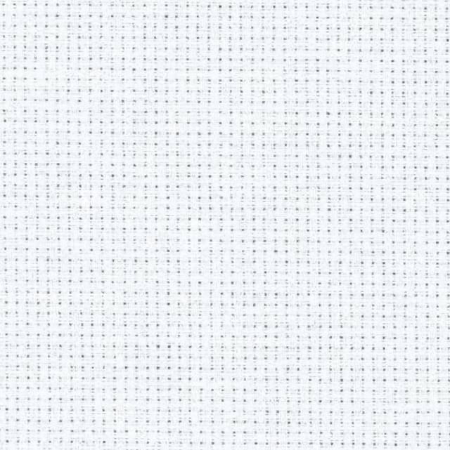 Zweigart White 14ct Aida offcut