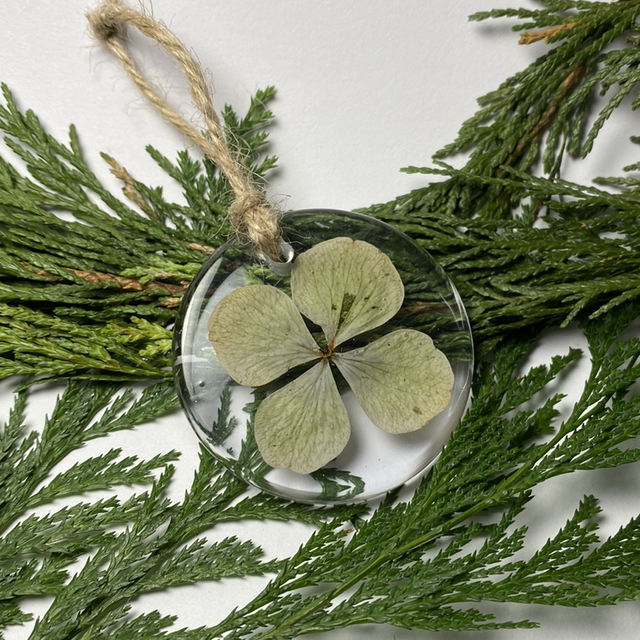 Boules de Noël hortensia 