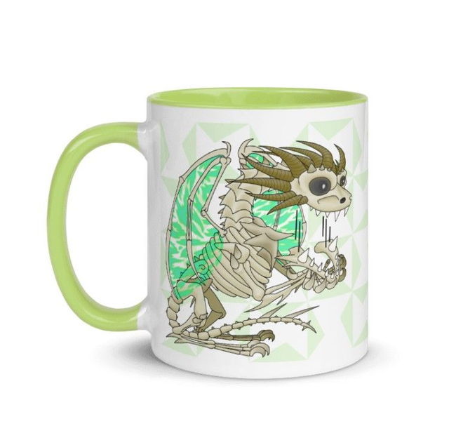 Tasse "Drache - Skelett"