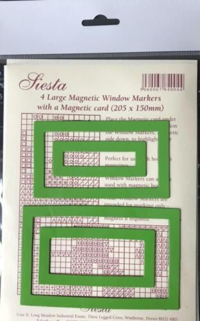 Siesta Frames LTD= 4 - Magnetic window Markers with magnetic sheet (205x