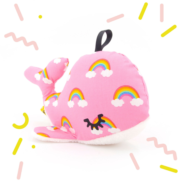 Doudou Baleine RAINBOW