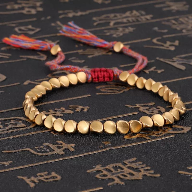 Tibetaans goud armband