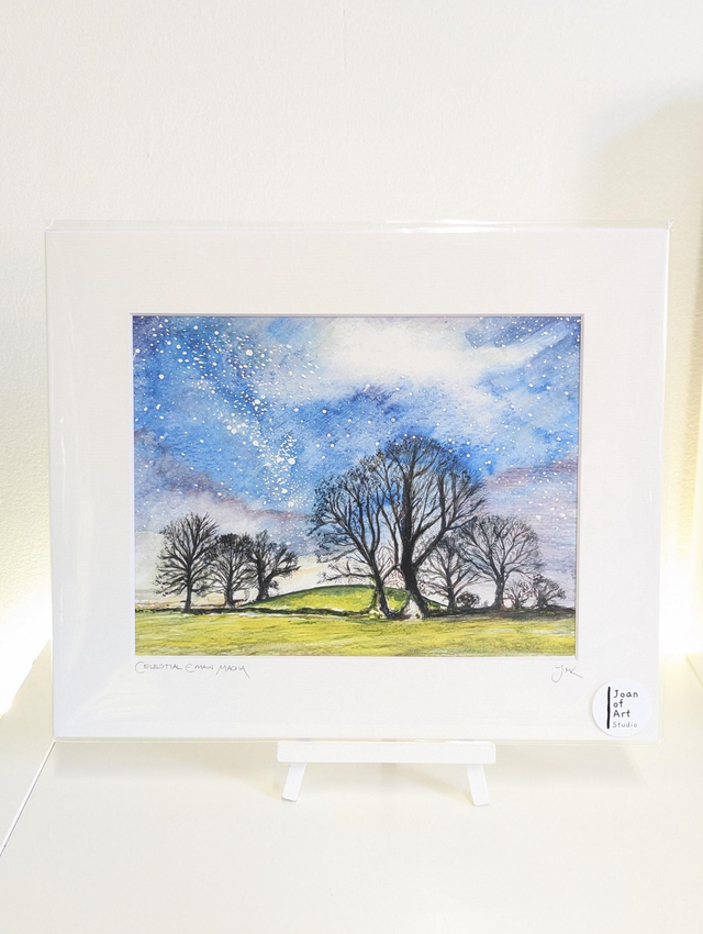 Celestial Emain Macha - Art Print by Joan McKeever
