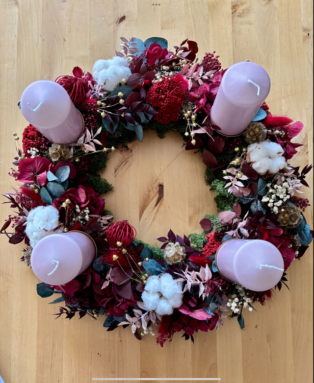 Trockenblumenkranz (Ø 35 cm ) [Bestellprodukt]