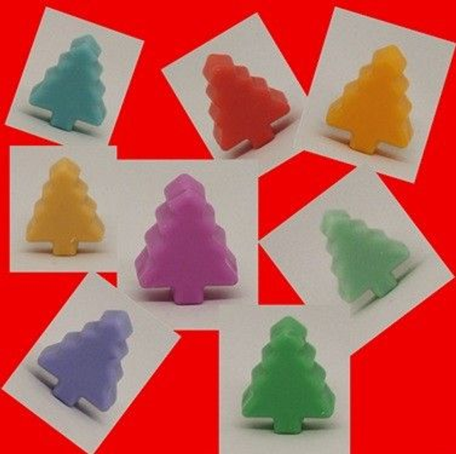 Lot de 3 fondants sapin