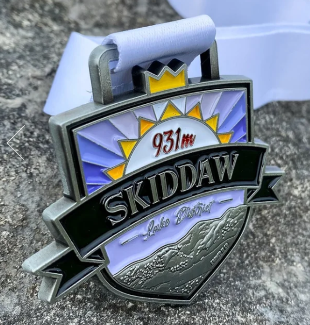 Skiddaw Medal Lake District Hiking Medal, You've Earned It