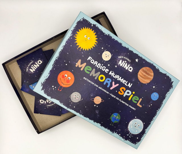 Memory "Farbige Murmeln"