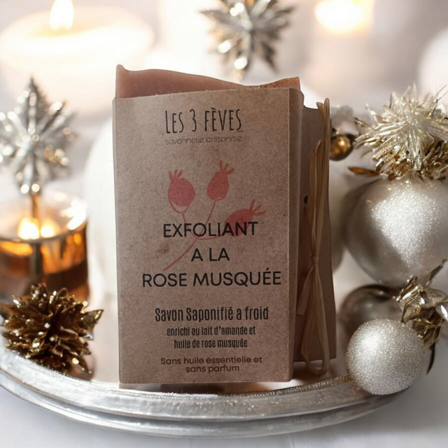 SAVON EXFOLIANT A LA ROSE MUSQUÉE