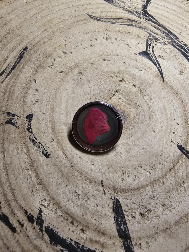 Pétale de pensée rose