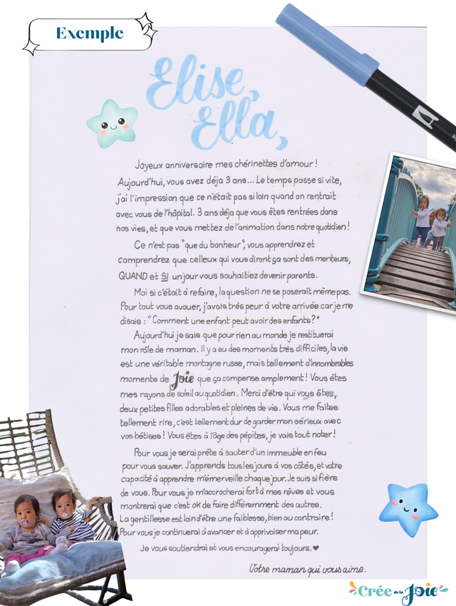 Votre mot unique et personnalisé (A4)