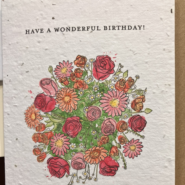 Seed Card Birthday Wonderful 