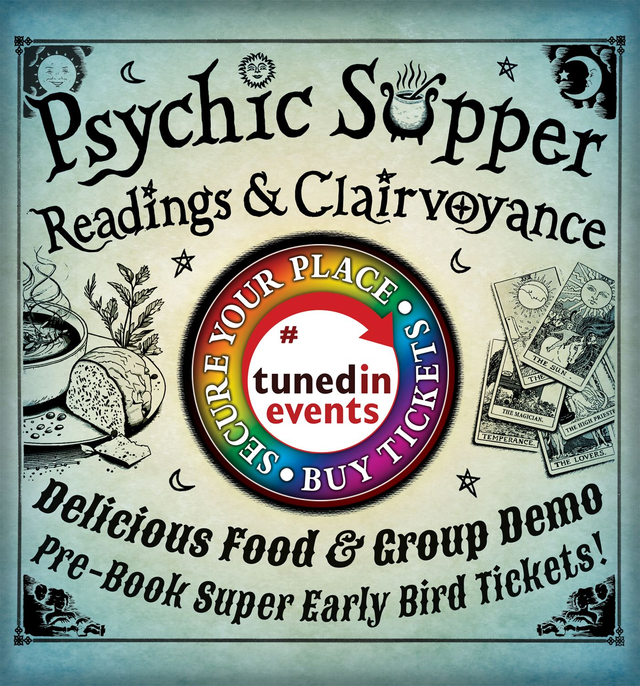 The Sun, Hoddesdon : Tier 1 - Super Early Birds, Clairvoyant Readings &amp; Mediumship Psychic Supper, Thursday 30th April @ 6pm onwards