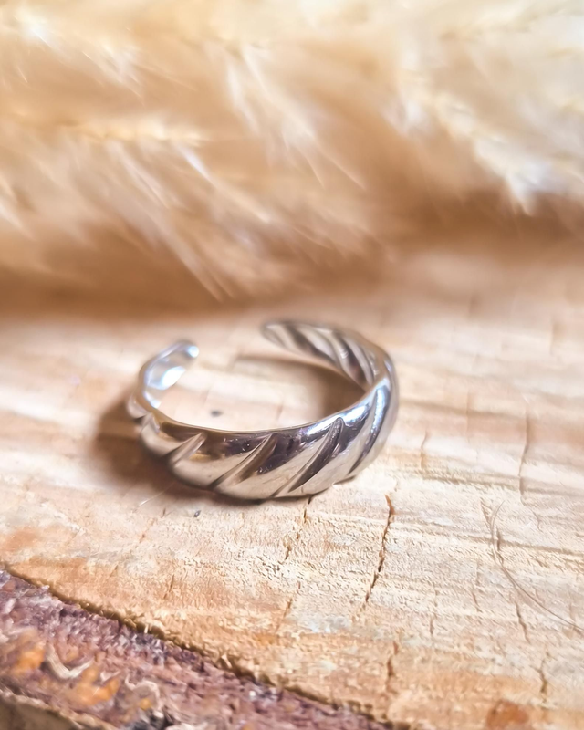 Bague "Alice" - Modèle argenté 