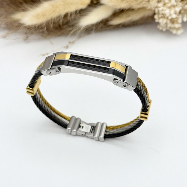 Bracelet câble homme