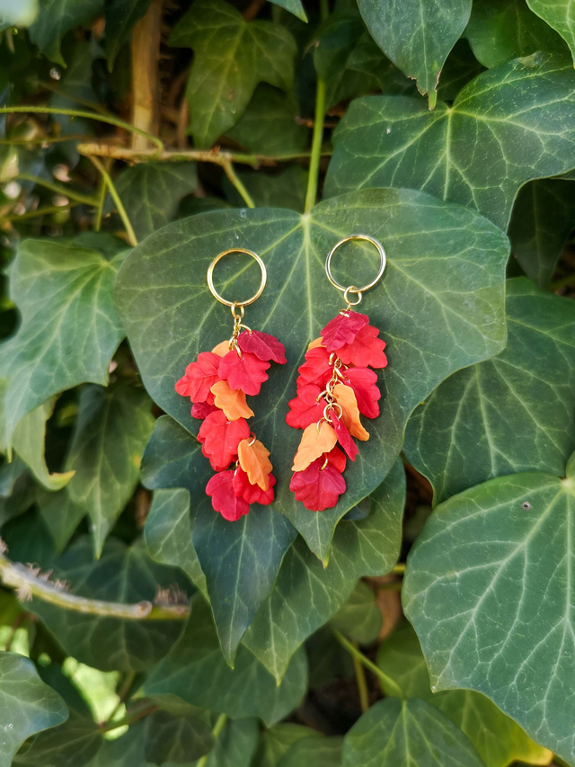 Collection Florale Brise d&#039;Automne - Boucles d&#039;oreilles Doriane