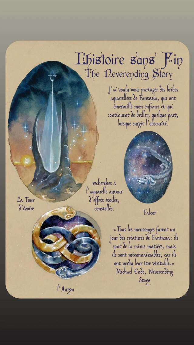 l'histoire sans fin affiche d'art