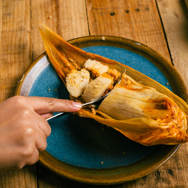 Pack de 4 tamales de crevettes en sauce Chiltepín Silvestre: un lux gastronomique mexicain