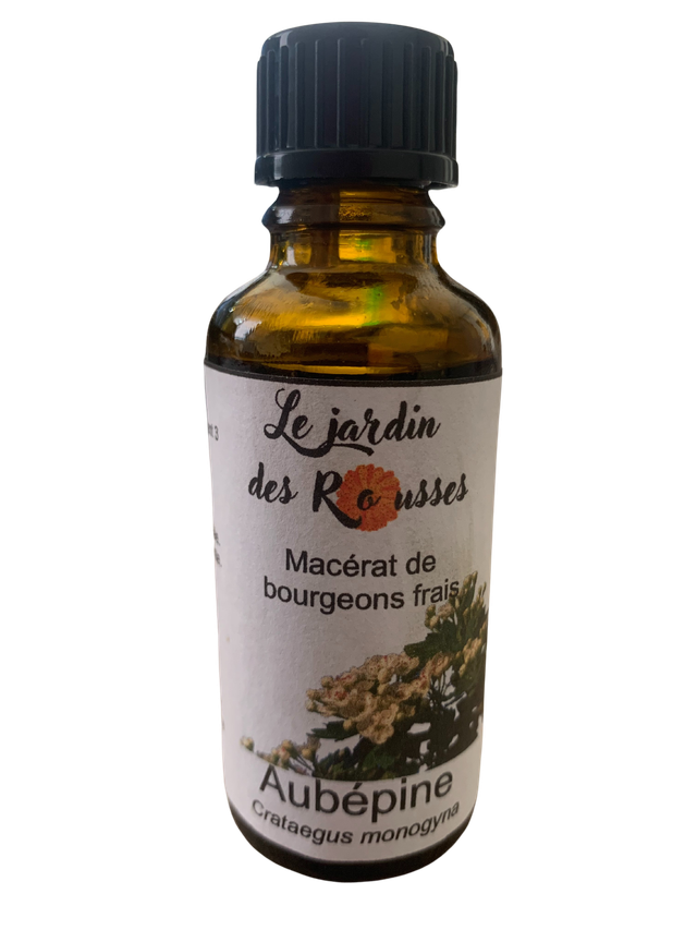 AUBEPINE - Macérât glycériné de bourgeons Flacon de 30 ml 