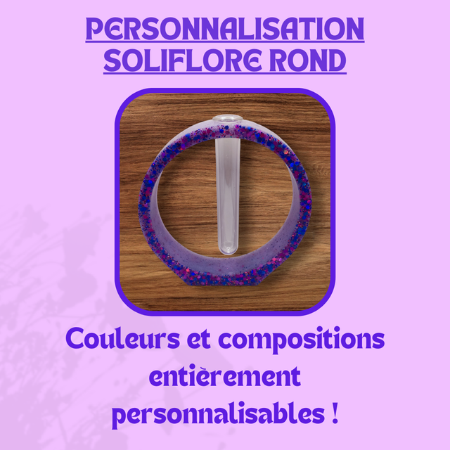 Personnalisation Soliflore Rond