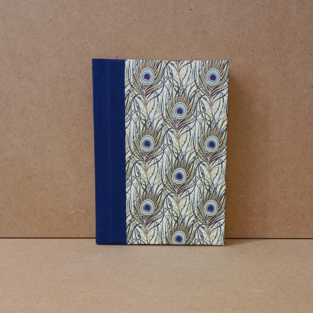 Carnet Ligné Plumes de Paon