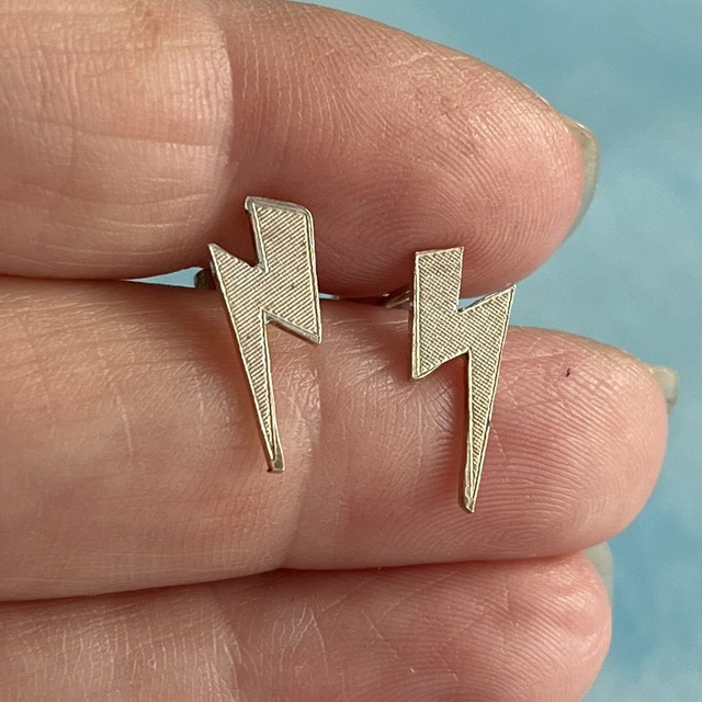 Lightning Bolt Earrings.