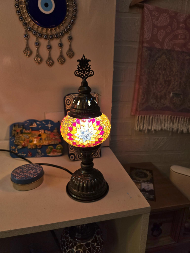 Small Mosaic Table Lamp