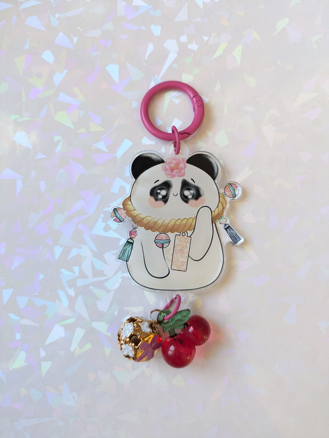 Porte-clé Panda Grelot