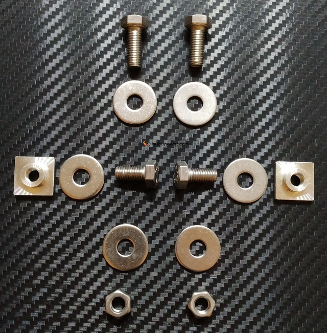 Frontschürze Befestigungskit "rostfrei" für Fiat Cinquecento BJ91-99