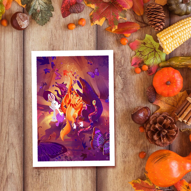 Print Danse d'Automne