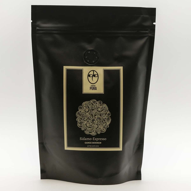 PURA | Sidamo Bio Espresso, ganze Bohnen 250g