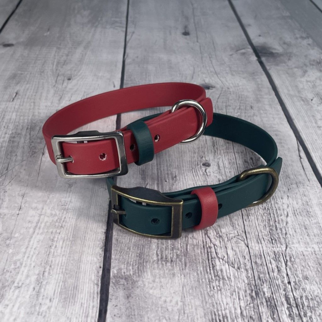 Festive Red Waterproof BioThane® Collar