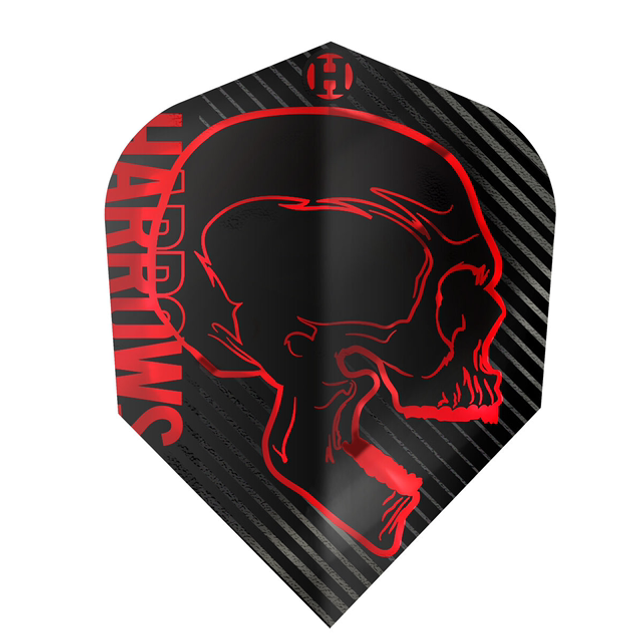 HARROWS RAGE STANDARD NO6 FLIGHTS RED
