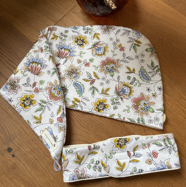 Kit Bien-Être – Serviette Cheveux, Bandeau & Lingettes Démaquillantes