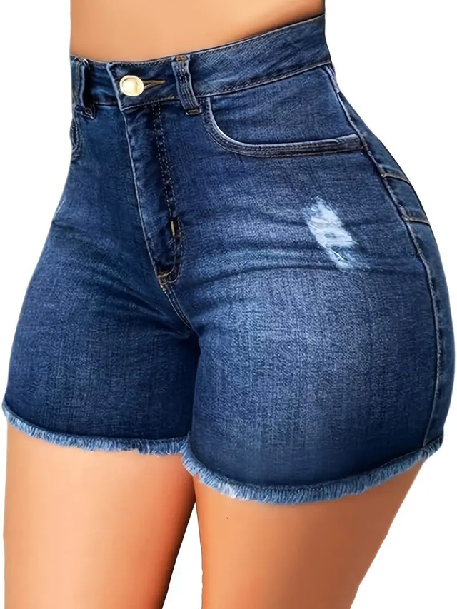Women's High-Waisted Butt-Lifting Stretch Shorts