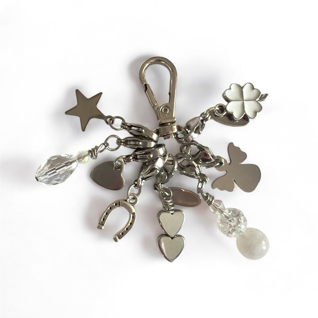 EQUI  CHARM JOCO SYLVER ( 8 x Charms bonnet ) argenté 