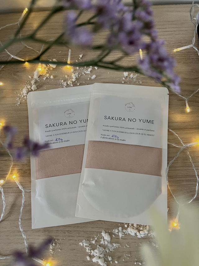🌸 LA POUDRE PARFUMÉE LONI – FLEUR DE CERISIER 🫧🧹🧺🧼