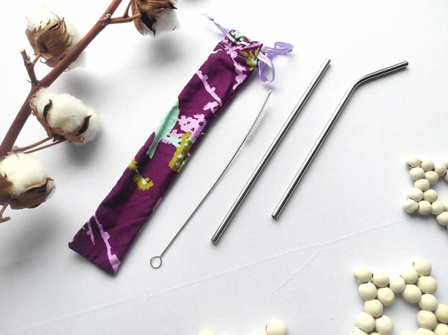 - jusqu'à -50% - Pochette à paille - les florales