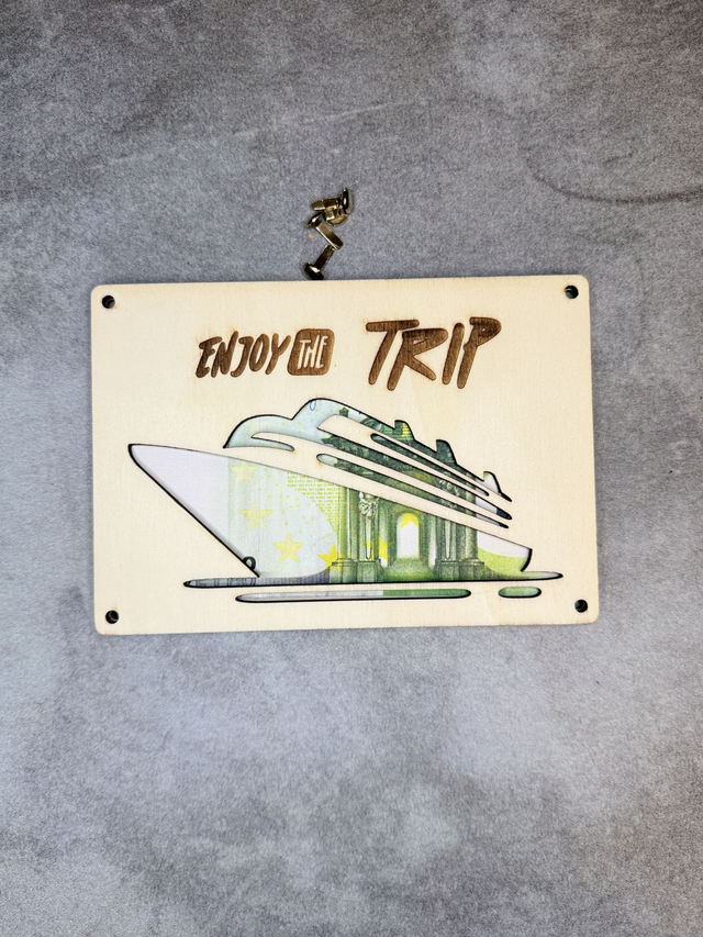 Geldgeschenk "ENJOY THE TRIP"