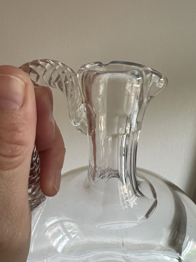 ALBERTINE - Ancienne Carafe à liqueurs en cristal taillé XIXème Siècle