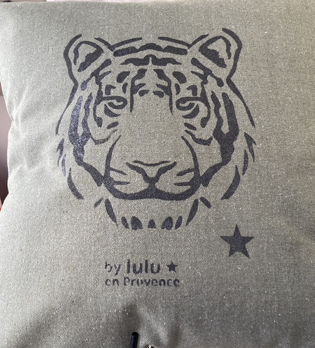 Coussin⭐️ tigre by lulu en Provence 