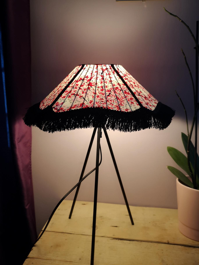 Lampe - papier washi - Sakura - luminaire - La&amp;Titia 