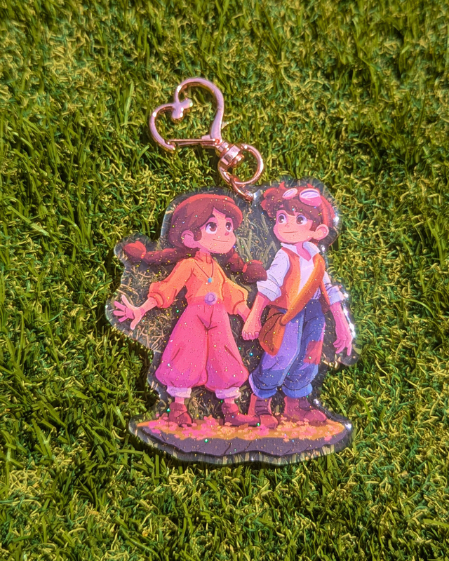 ACRYLIC CHARMS - Sheeta and Pazu - Castle in the Sky