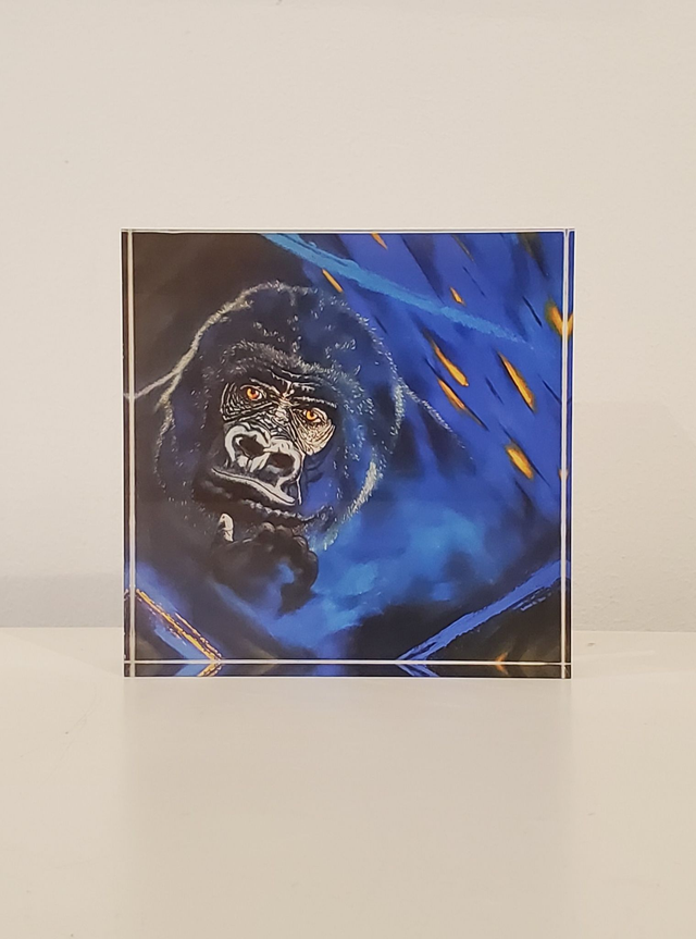 Impression sur verre acrylique - Pensées