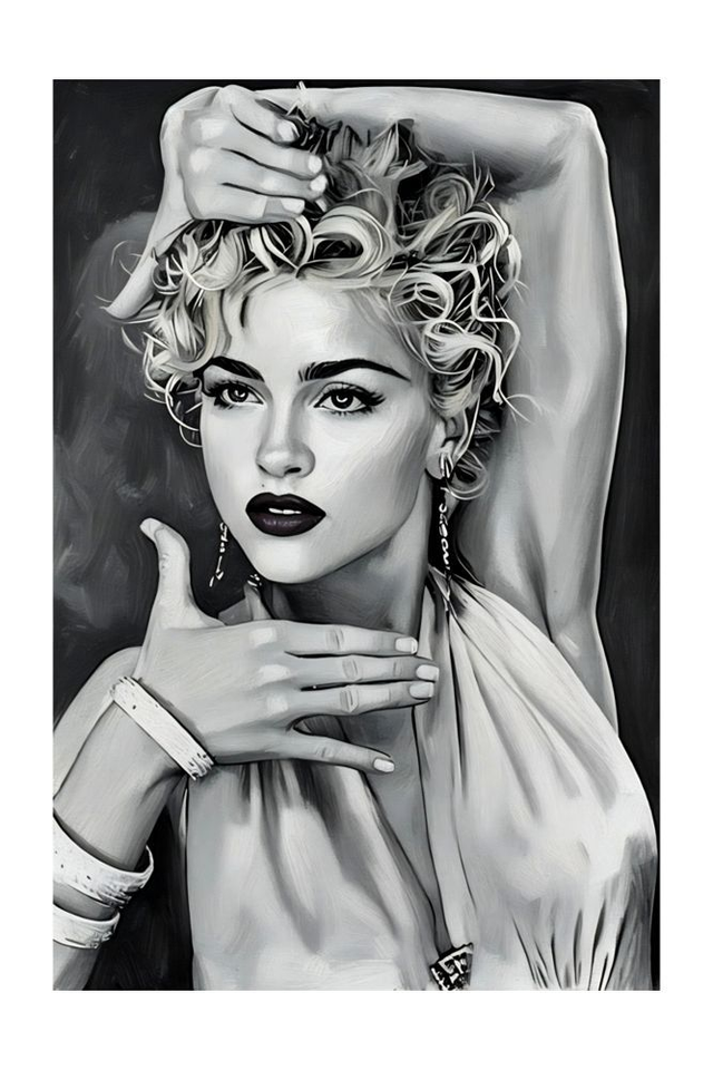 Madonna 90s Vogue Music Art Print