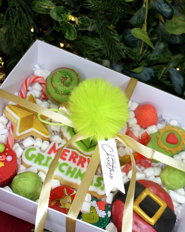 Mega Mean Green Christmas Treat Box
