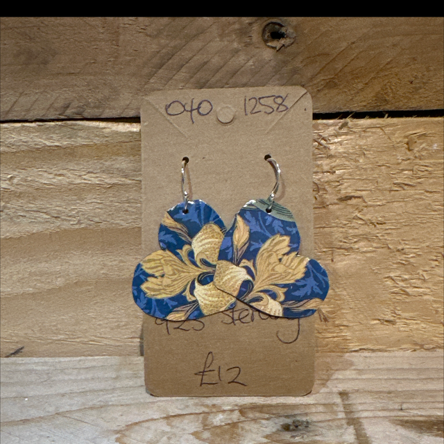 Recycled Tin Earrings 