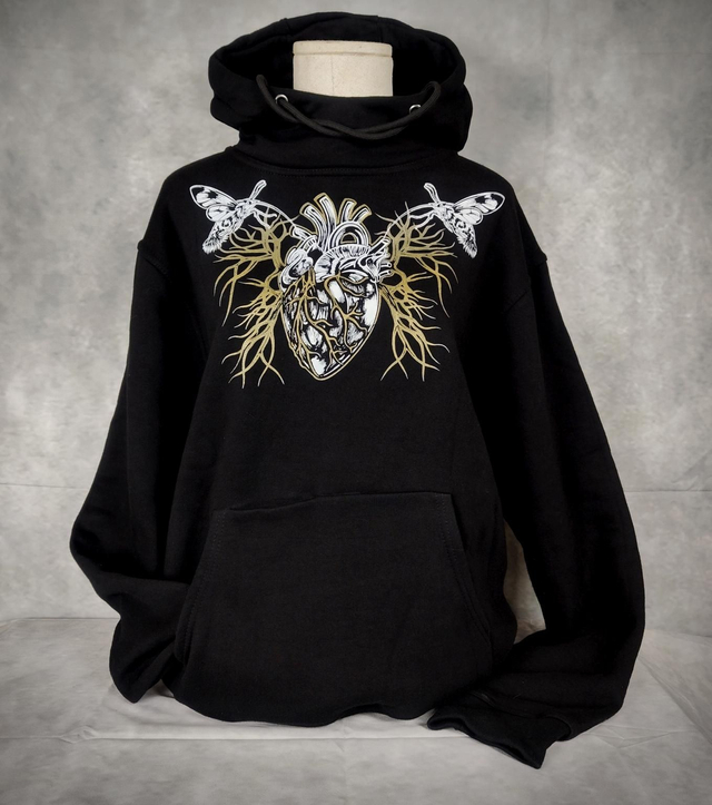 Hoodie Grand froid coton Bio &quot;Moro-sphinx&quot;