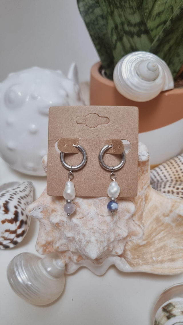 Boucles d'oreilles perles 